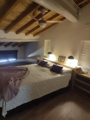 Cama o camas de una habitación en La herrera 30