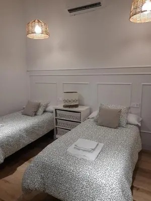 Cama o camas de una habitación en La Mazuela