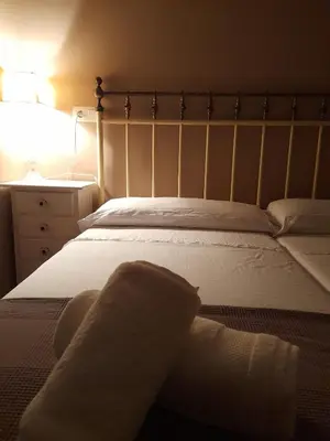 Cama o camas de una habitación en La Mazuela