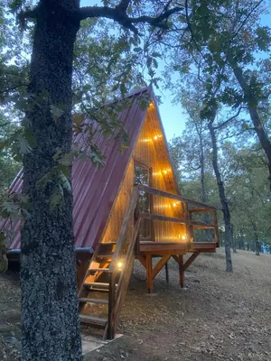 Paisaje cerca de este tented camp