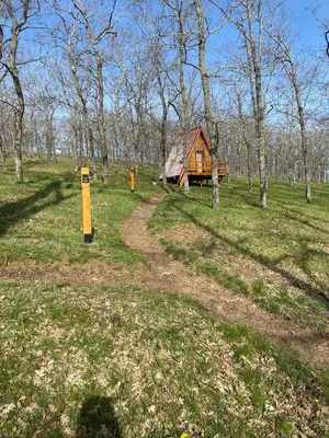 Jardín al aire libre en El Roble Glamping - Cabaña Alpina - Pet Friendly