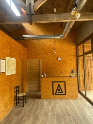 Plano de El Roble Glamping - Cabaña Alpina - Pet Friendly