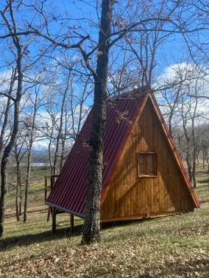 Paisaje cerca de este tented camp