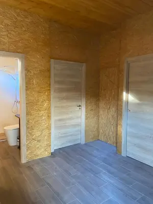 Cama o camas de una habitación en El Roble Glamping - Cabaña Alpina - Pet Friendly