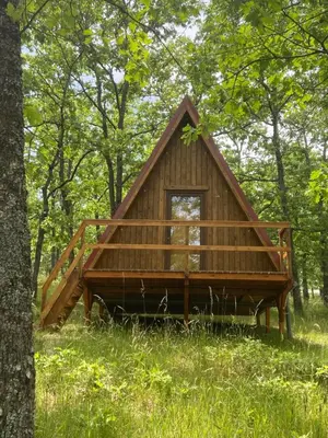 Plano de El Roble Glamping - Cabaña Alpina - Pet Friendly