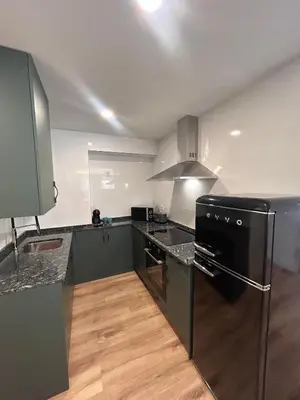 Una cocina o zona de cocina en VI Apartamento dos dormitorios junto a Plaza Mayor