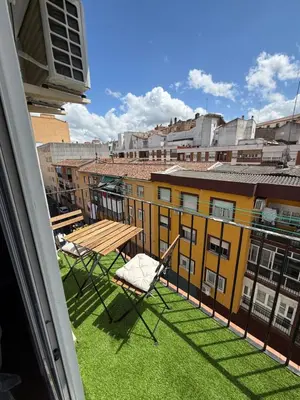 Un balcón o terraza de Apartamento a la Vera del Valle