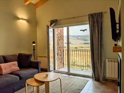 Zona de estar de Alojamientos de turismo rural LA ESMERALDA