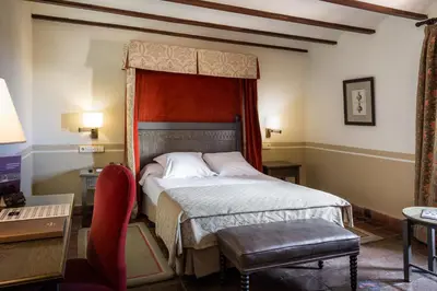 Cama o camas de una habitación en Parador de Oropesa