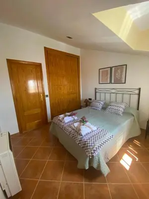 Cama o camas de una habitación en Casa Rural La Abuela Obdulia