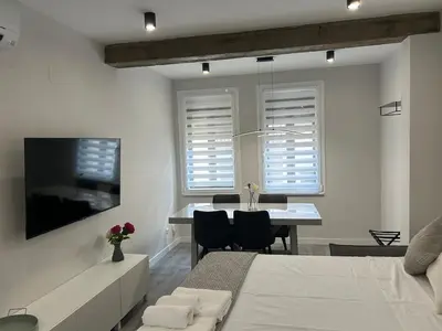 Una televisión o centro de entretenimiento en Willmark 4