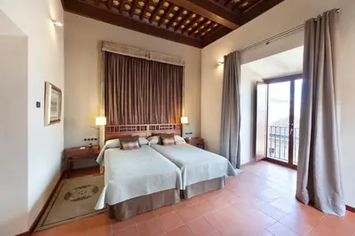 Cama o camas de una habitación en Parador de Caceres