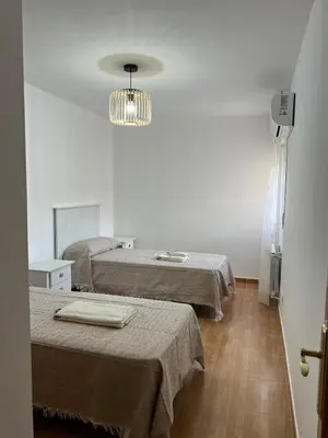 Cama o camas de una habitación en Casa Sol y Valle