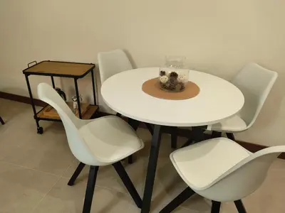 Zona de estar de Vivienda Unifamiliar Ventana a la Clerecía