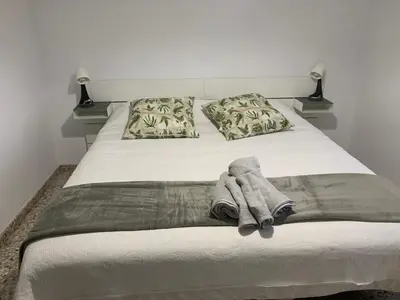 Cama o camas de una habitación en Casa Real