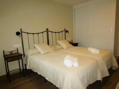 Cama o camas de una habitación en Casa Rural El Parque