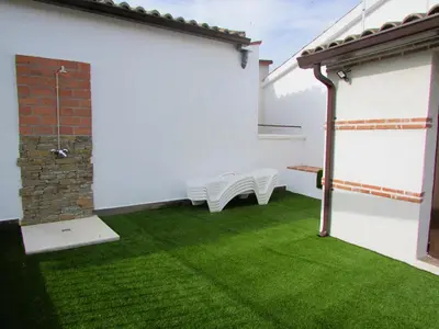 Jardín al aire libre en Casa Rural El Parque