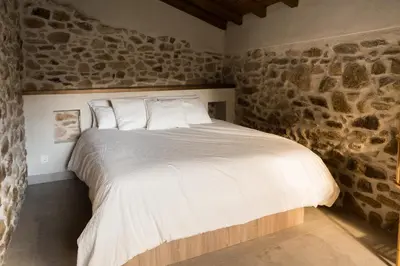 Cama o camas de una habitación en El Corral de Cayetana