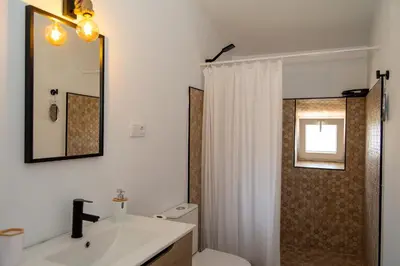 Un baño de Apartamentos rurales ataecina