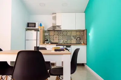 Una cocina o zona de cocina en Apartamentos rurales ataecina