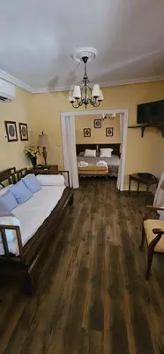 Cama o camas de una habitación en Posada Real Quinta San José