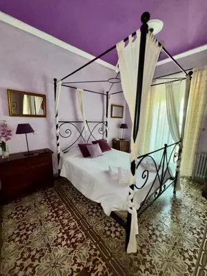 Cama o camas de una habitación en Posada Real Quinta San José
