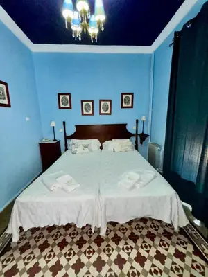 Cama o camas de una habitación en Posada Real Quinta San José