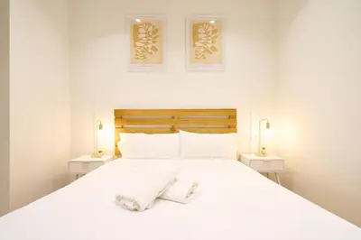 Cama o camas de una habitación en AT Arriba 5 - Centro Universidad
