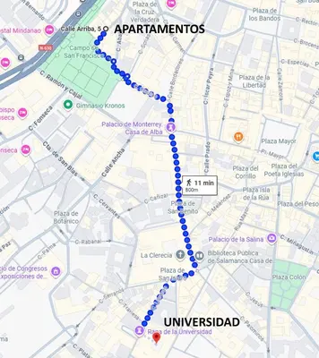 Plano de AT Arriba 5 - Centro Universidad