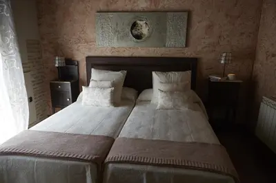 Cama o camas de una habitación en Casa Rural La Casa de Las Manuelas