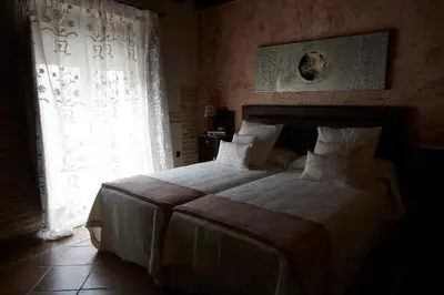 Cama o camas de una habitación en Casa Rural La Casa de Las Manuelas