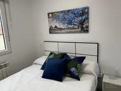 Cama o camas de una habitación en El Balcón de Ávila