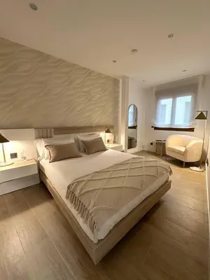 Cama o camas de una habitación en Serranos 32 Apartamento