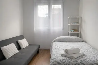 Cama o camas de una habitación en La Casita de Rosi