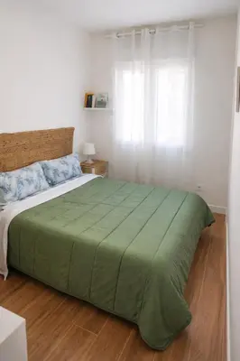Cama o camas de una habitación en La Casita de Rosi