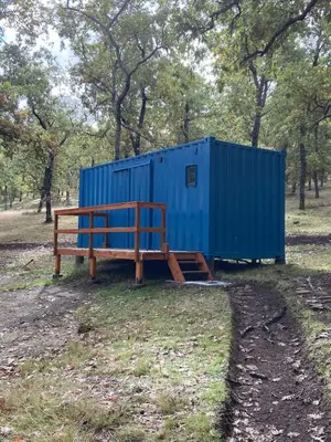 Plano de El Roble Glamping - Cabaña Container - Pet Friendly