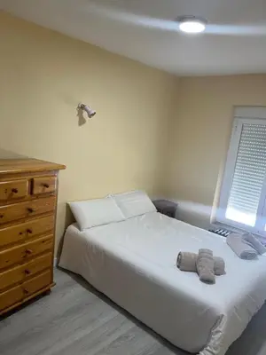 Cama o camas de una habitación en El encuentro