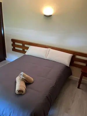 Cama o camas de una habitación en El encuentro