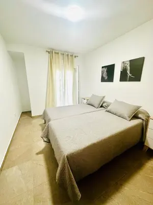 Cama o camas de una habitación en VUT La Ermita