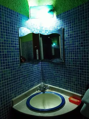 Un baño de Apartamentos Rurales Ecopangea