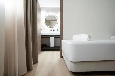 Cama o camas de una habitación en Alora Hotel Mérida