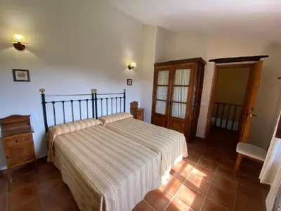 Cama o camas de una habitación en Virgen de la Cabeza