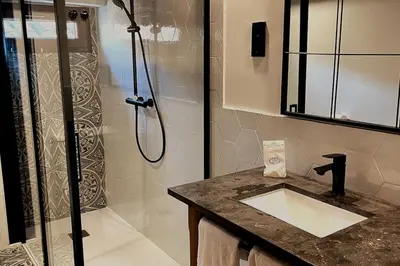 Un baño de Alojamiento El Olvido en Piedralaves