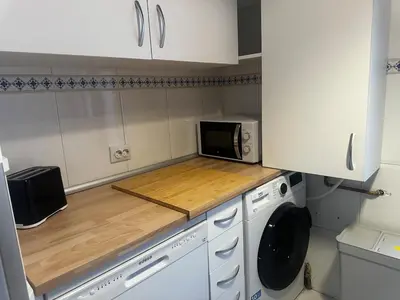 Una cocina o zona de cocina en La Galería de la Rúa