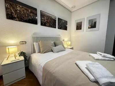 Cama o camas de una habitación en La Galería de la Rúa