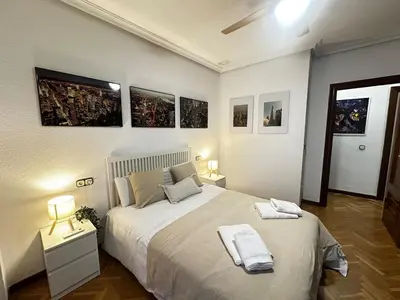 Cama o camas de una habitación en La Galería de la Rúa