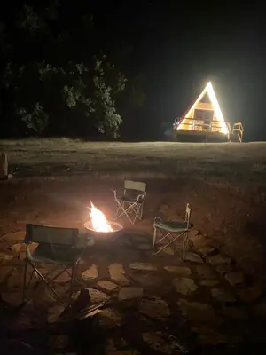 Plano de El Roble Glamping - Cabaña Alpina Familiar