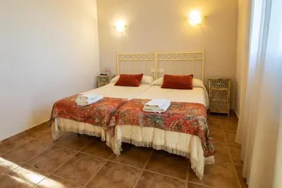 Cama o camas de una habitación en Villa Aemilius Hotel a 10 minutos de Mérida