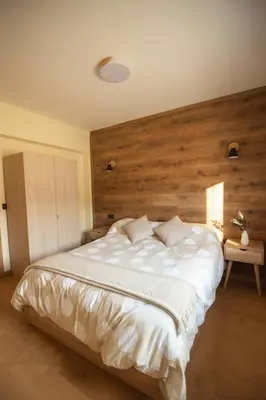Cama o camas de una habitación en Adarya Medieval Charm Shelter