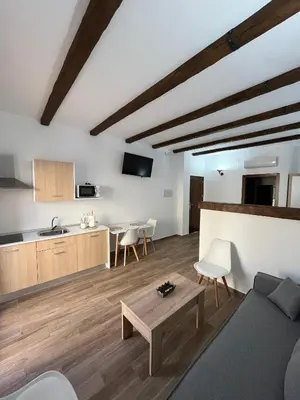Una cocina o zona de cocina en Apartamentos Los Belloso